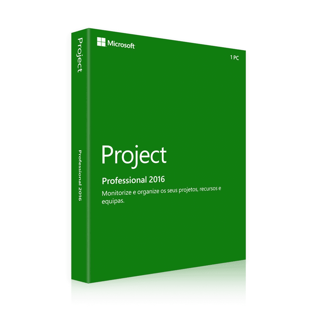 Microsoft Project 2016 Professional | 32 & 64-bit | 1 PC