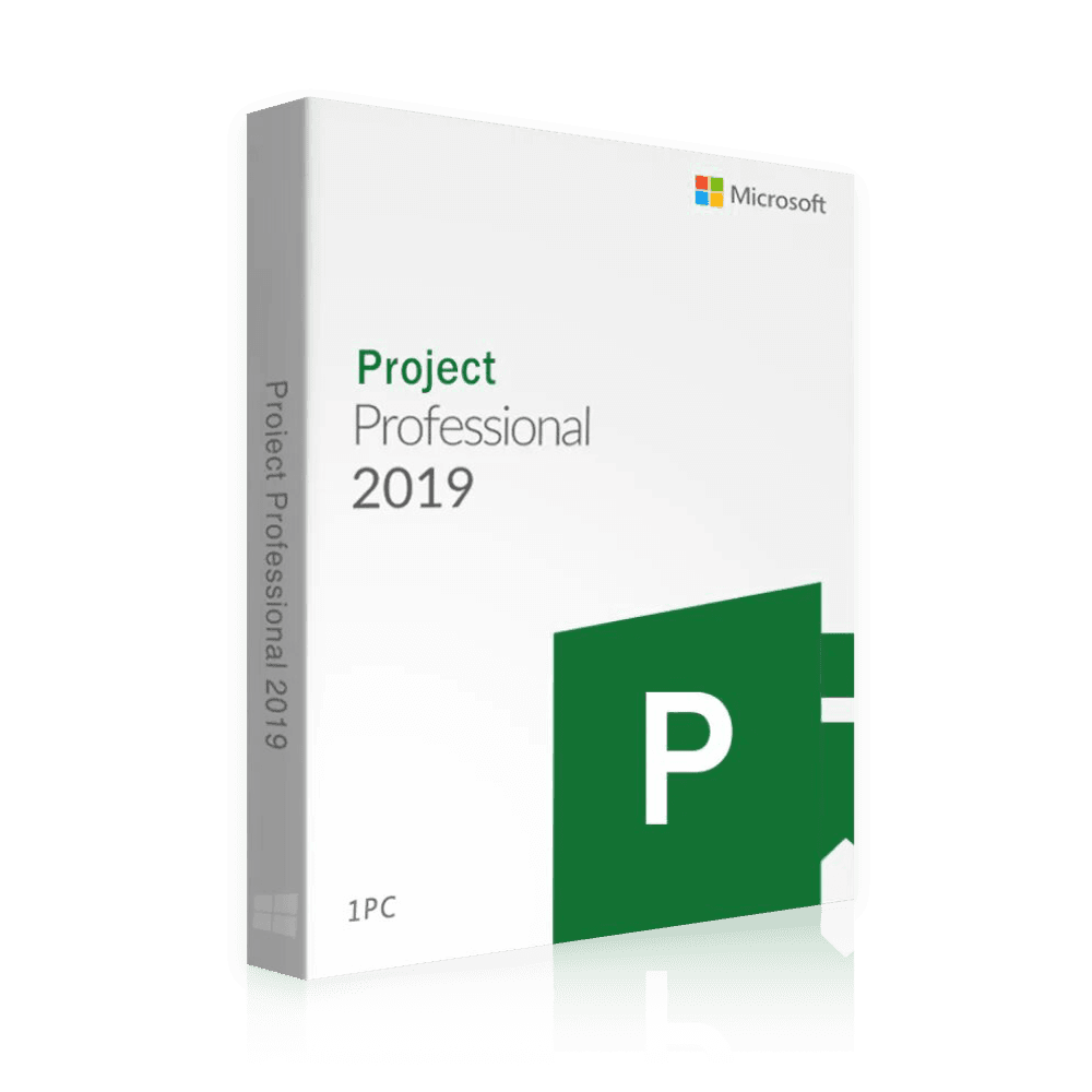 Microsoft Project 2019 Professional | 32 & 64-bit | 1 PC