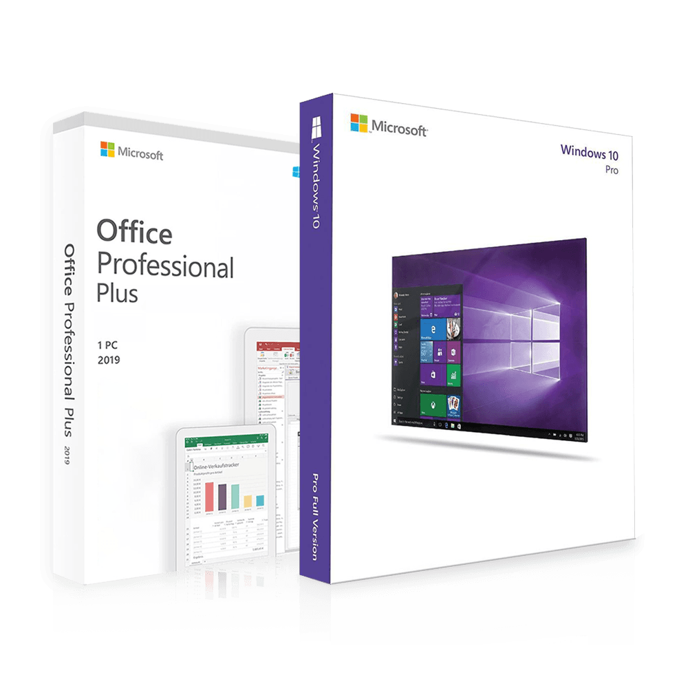 Microsoft Office 2019 Professional + Windows 10 Professional | Bundle