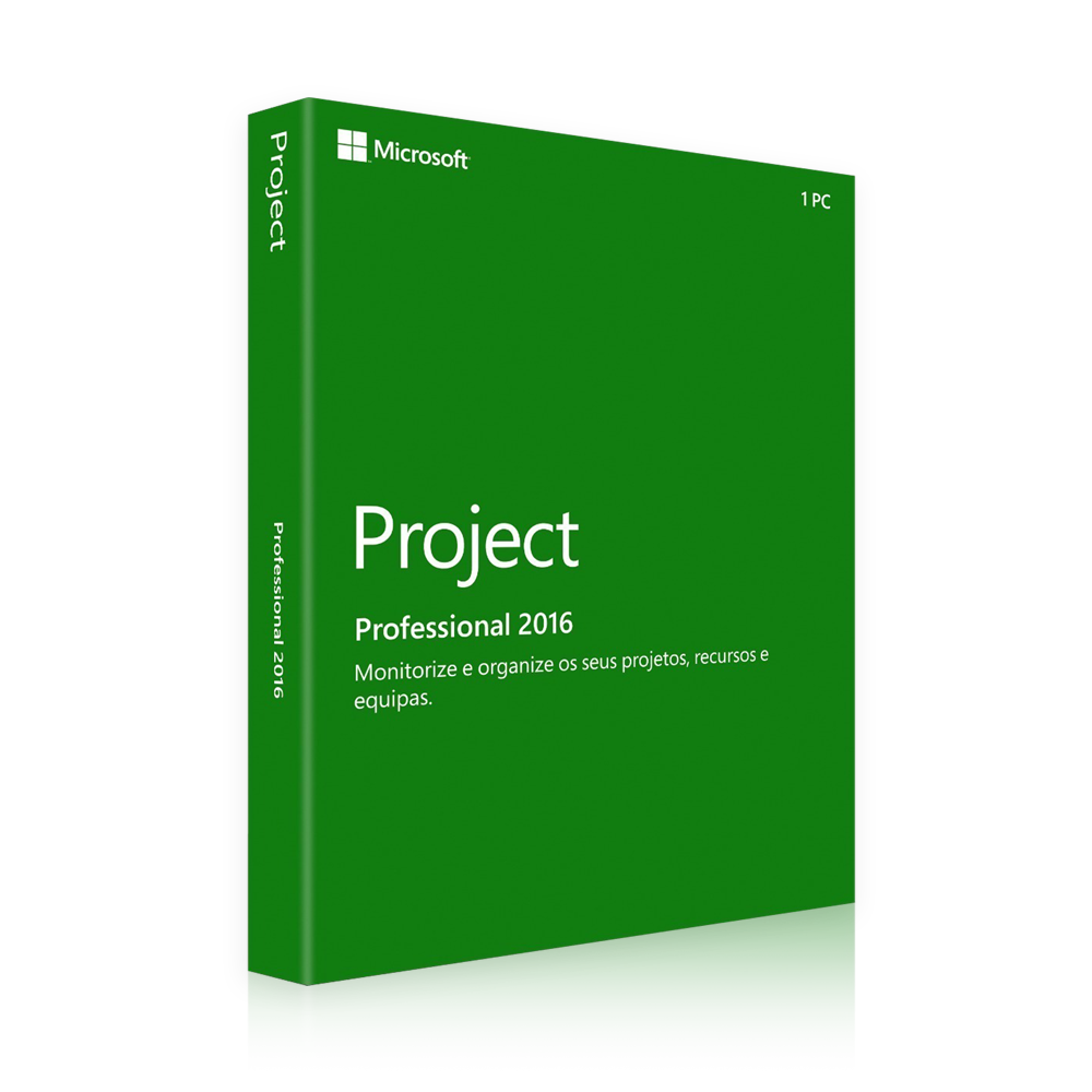 Microsoft Project 2016 Professional | 32 & 64-bit | 1 PC