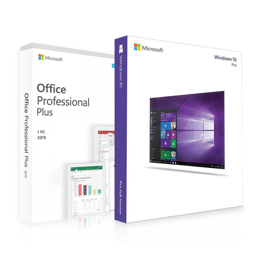 Microsoft Office 2019 Professional + Windows 10 Professional | Bundle
